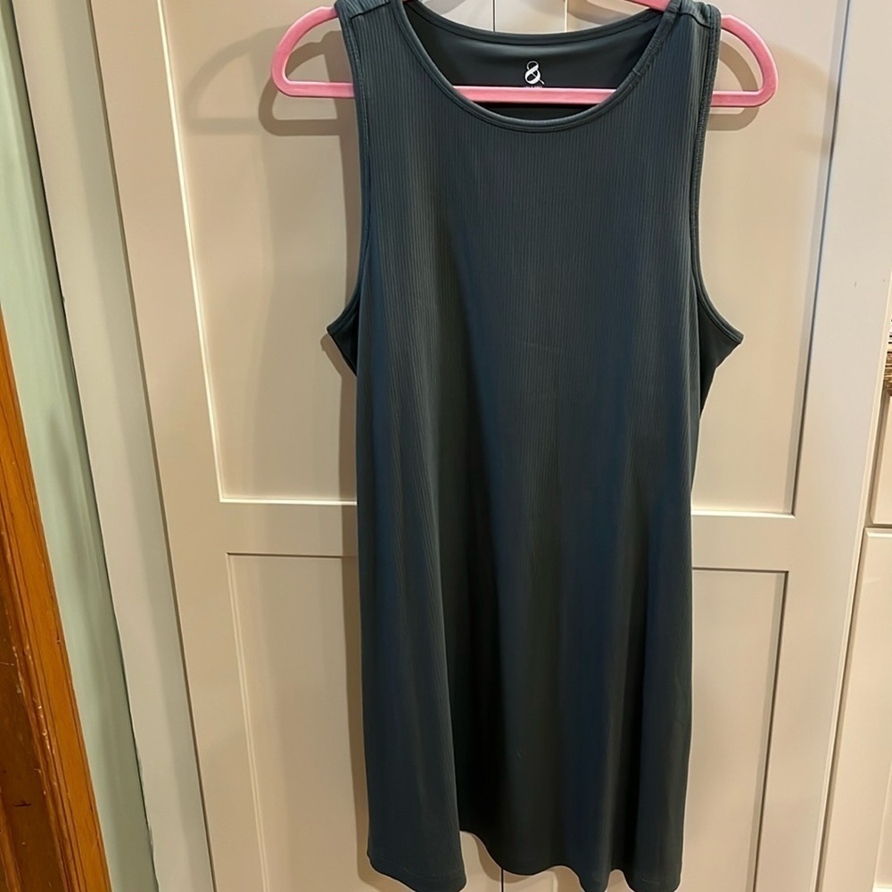 Lou & Grey Ribbed Mini Dress